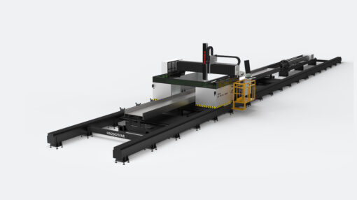 Máquina CNC para corte de tubos redondos, quadrados, vigas e perfis modelo arck tube - EGGE IMPORT